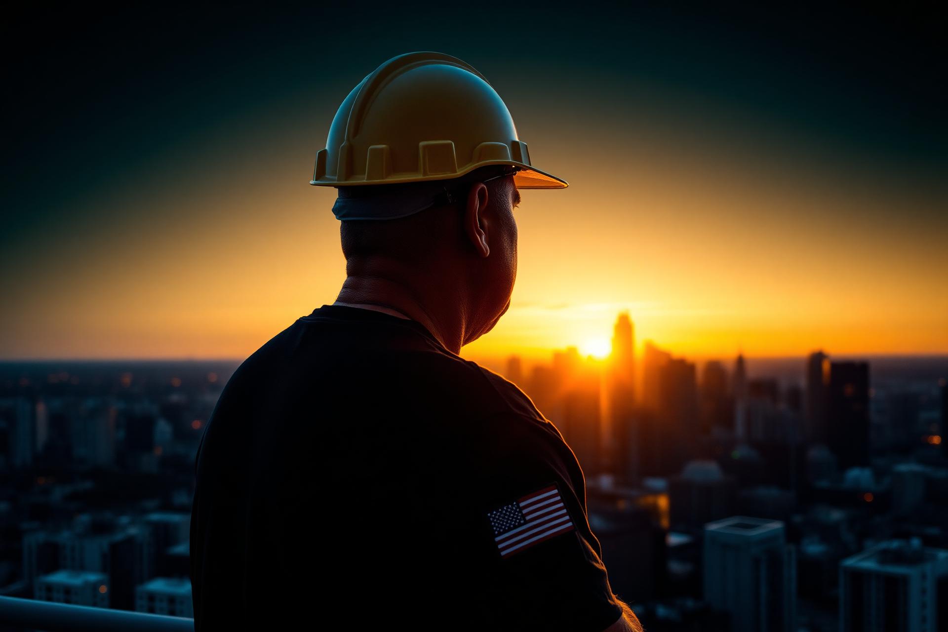 Veteran electrician working on an industrial panel